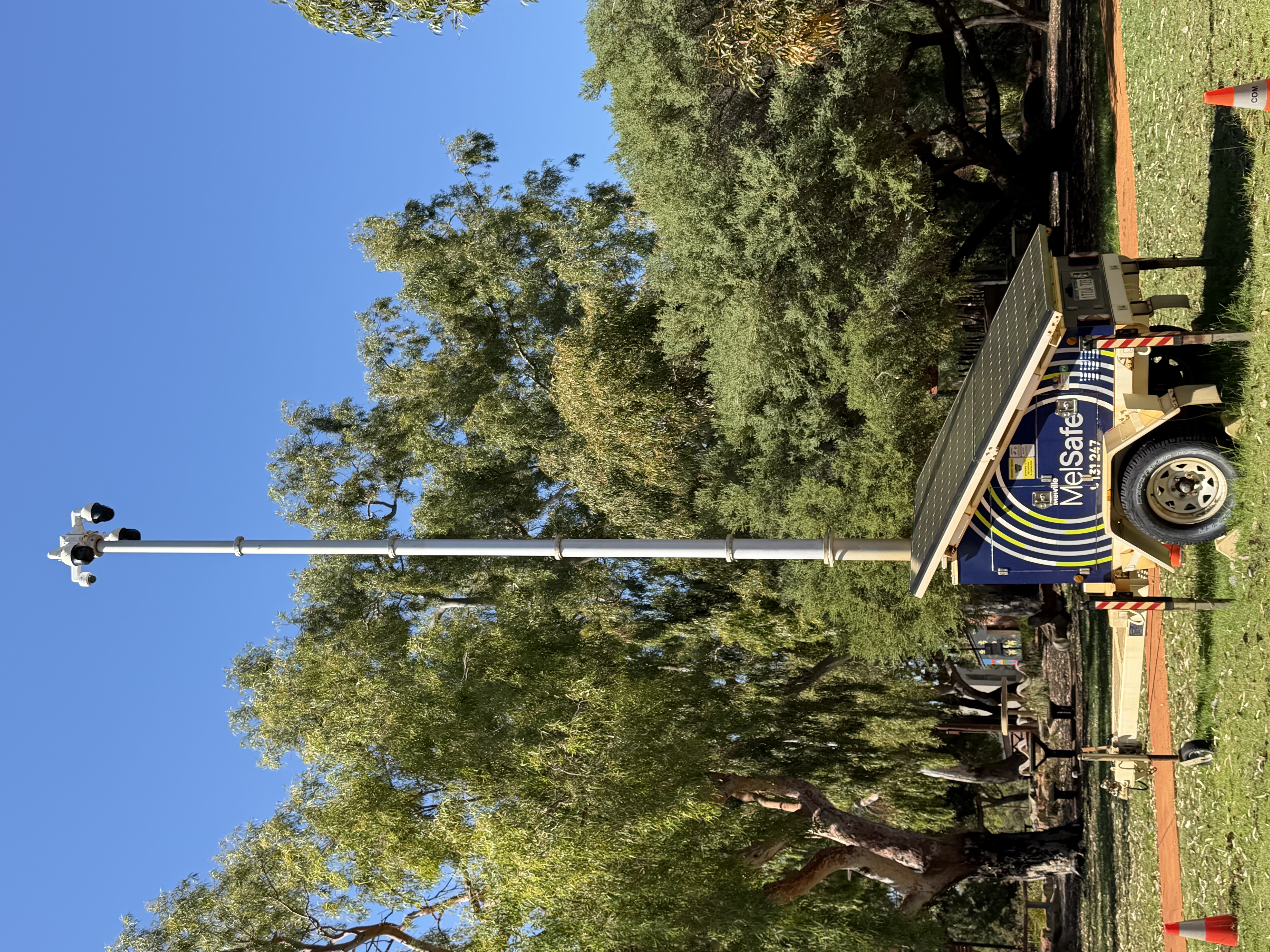 A City of Melville CCTV trailer