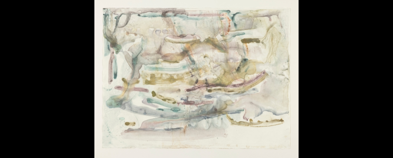 'Djilab-k Kwobidak Bilya' by Zali Morgan (2024, watercolour monotype)